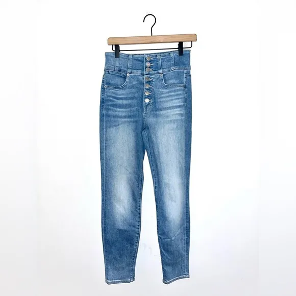 VERONICA BEARD Katherine Corset extra high rise skinny jeans in size 26