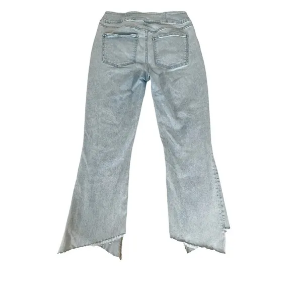 Veronica Beard Katherine Corset-Waist Extra High Rise Skinny Jeans 31/12 Dolphin