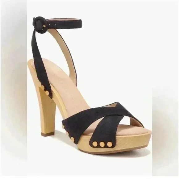 Veronica Beard Women's Blue Slingback Sandals Size 8 Crisscross Ankle Strap