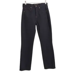 Veronica Beard Womens Ryleigh Straight Leg Jeans Blue Dark Wash High Rise 00 New