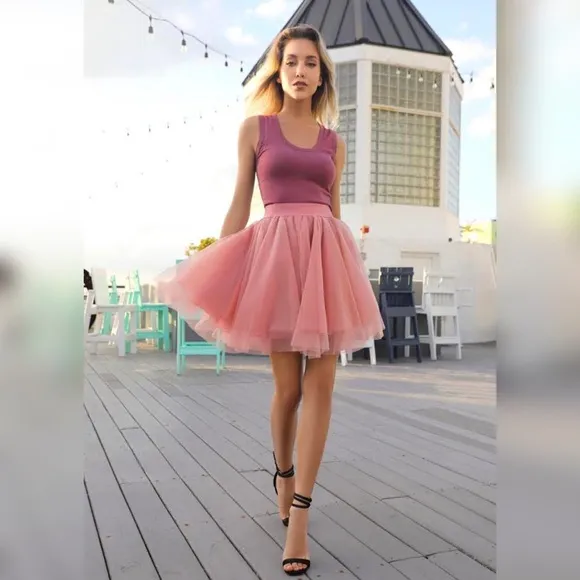Vieux Rose Mini tutu tulle skirt- available in all sizes - read the description