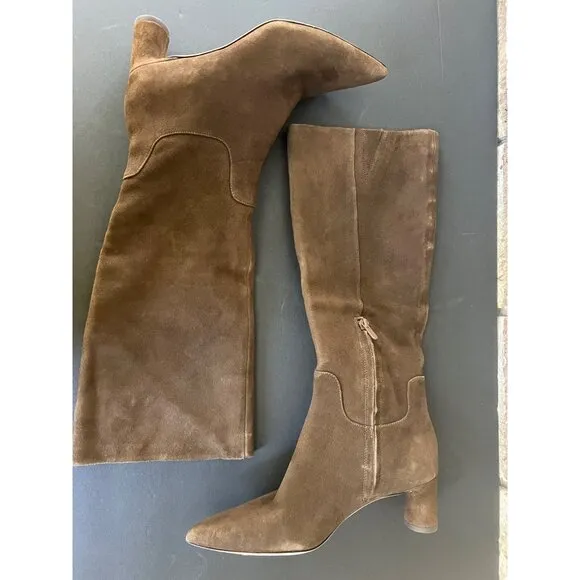 VINCE 43MM Floris pinecone Suede Knee Boots Size 7