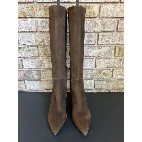 VINCE 43MM Floris pinecone Suede Knee Boots Size 7