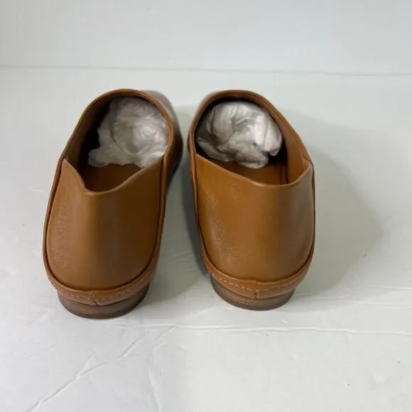 Vince  Branine Square Toe Slip On Leather Loafers 6.5