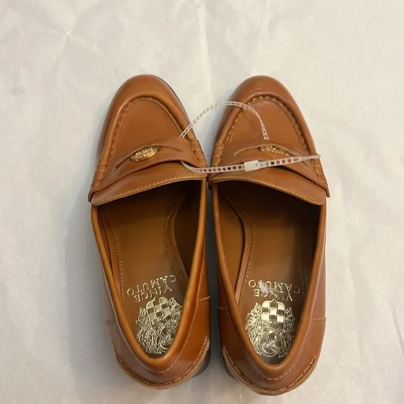 Vince Camuto Carissla Leather Penny Loafers