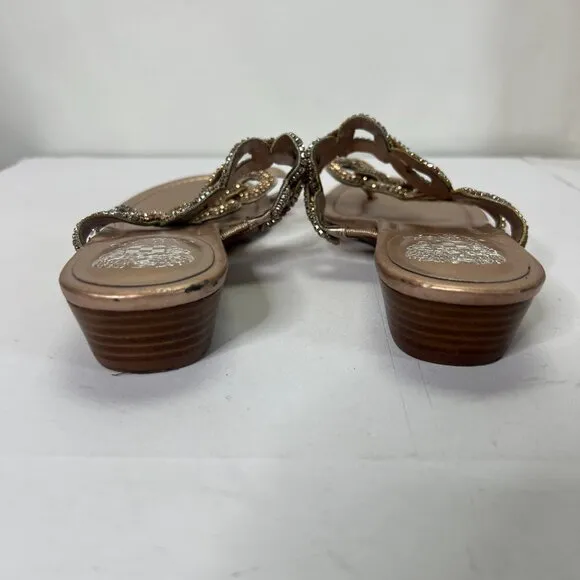 Vince Camuto Embellished Crystal Sandals Size 9
