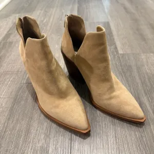Vince Camuto Gigietta Suede Block Heel Bootie | Size 6.5
