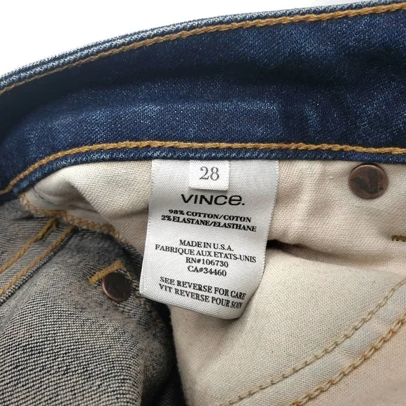 VINCE Crop Baby Bell Aurora Wash Jeans