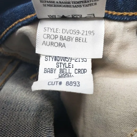 VINCE Crop Baby Bell Aurora Wash Jeans