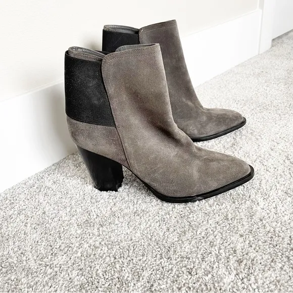 Vince Ellen Gray Suede Boots