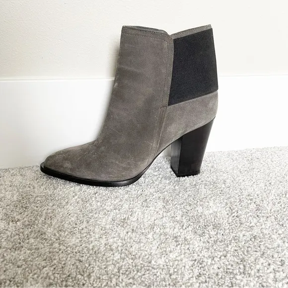 Vince Ellen Gray Suede Boots