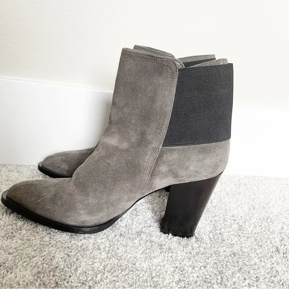 Vince Ellen Gray Suede Boots