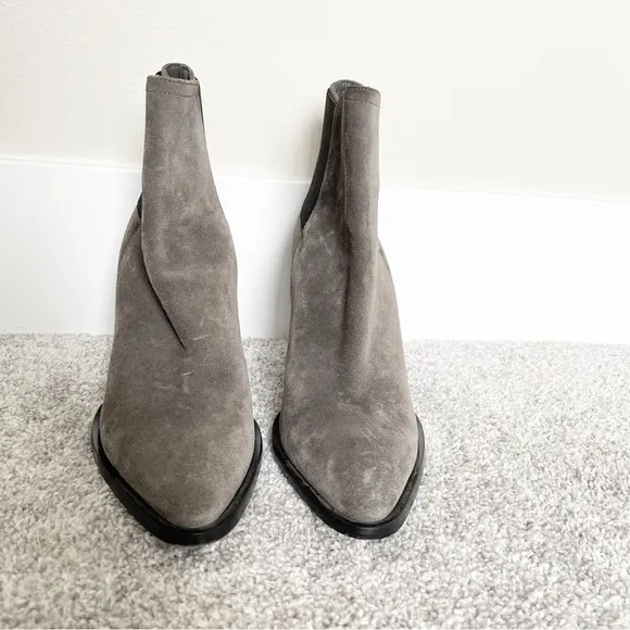 Vince Ellen Gray Suede Boots