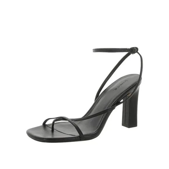 Vince Qiana Square Toe High Heel Sandals - 7.5