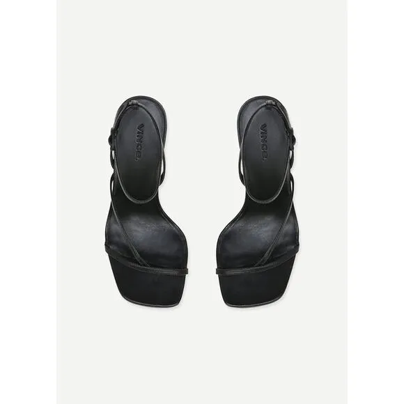 Vince Qiana Square Toe High Heel Sandals - 7.5