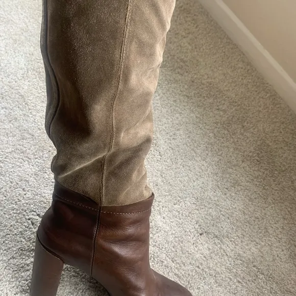 Vince Tall Sexy Brown boots EUC🌟 size 37.5