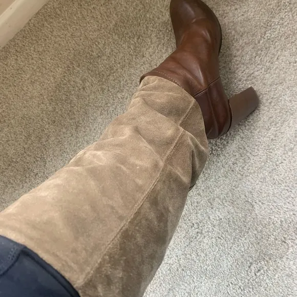 Vince Tall Sexy Brown boots EUC🌟 size 37.5