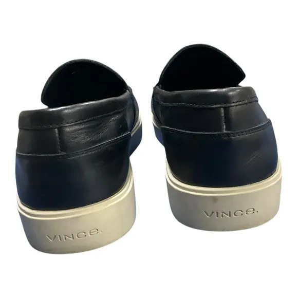 Vince Toren Leather Men’s Platform Loafers Size 10