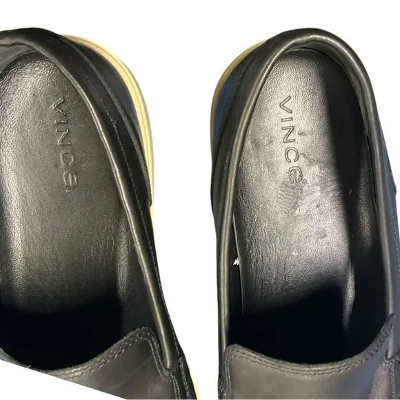 Vince Toren Leather Men’s Platform Loafers Size 10