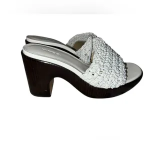 ✅Vince Women's Nicki Crochet Platform High Heel Sandals Sz 9.5