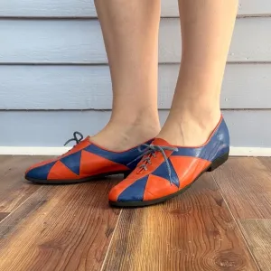 Vintage 60s Bill Pinner Leather Patchwork Loafers