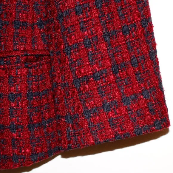 Vintage 80s Anne Klein II Tweed Blazer