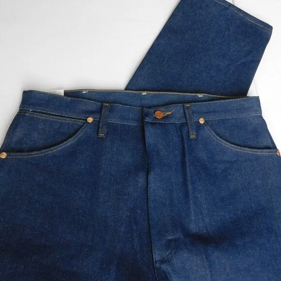 Vintage 80s DEADSTOCK Wrangler Pro Rodeo Competition Cowboy Cut Jeans 36X38