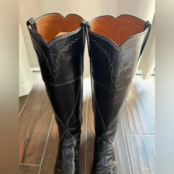 Vintage (80s) women’s custom lucchese classic riding boots