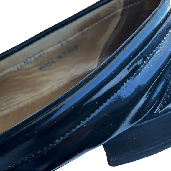 Vintage Bally Leather Slip On Loafers Size 7.5
