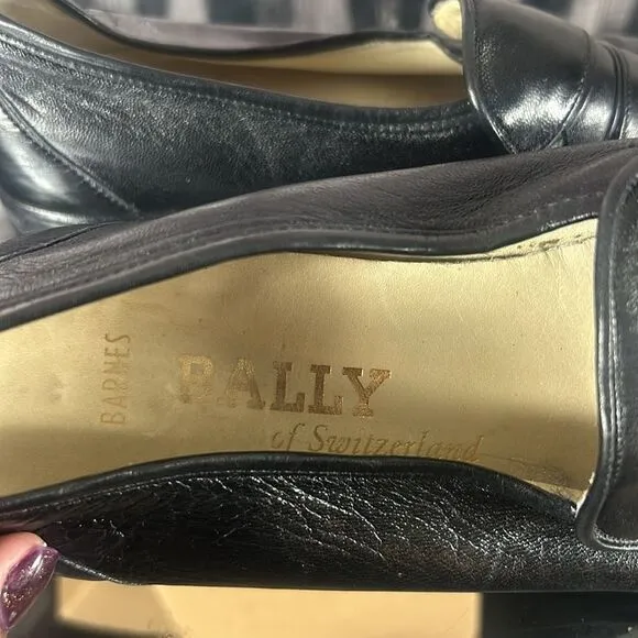 Vintage Bally Of Switzerland Barnes Men’s Brown Leather Loafers Size 7.5 EUC