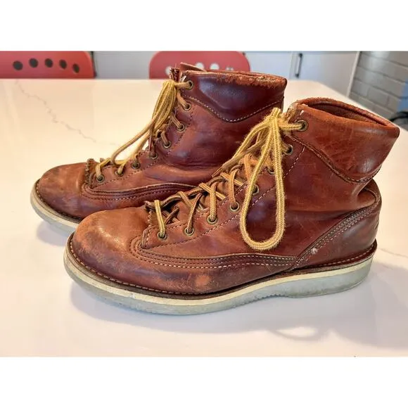 Vintage Danner Power Foreman‎ 10D. Incredible Patina. Classic Boots.