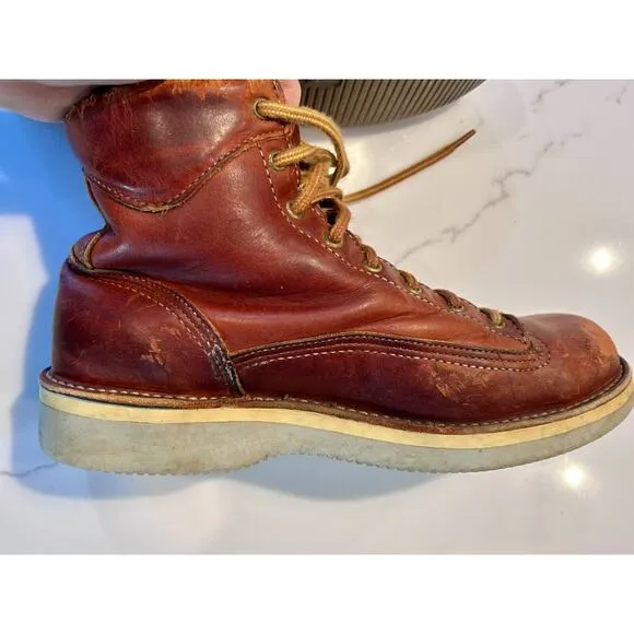 Vintage Danner Power Foreman‎ 10D. Incredible Patina. Classic Boots.