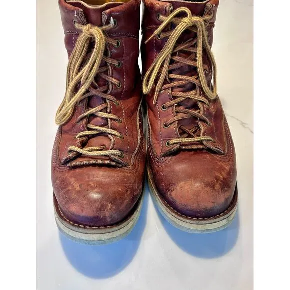 Vintage Danner Power Foreman‎ 10D. Incredible Patina. Classic Boots.