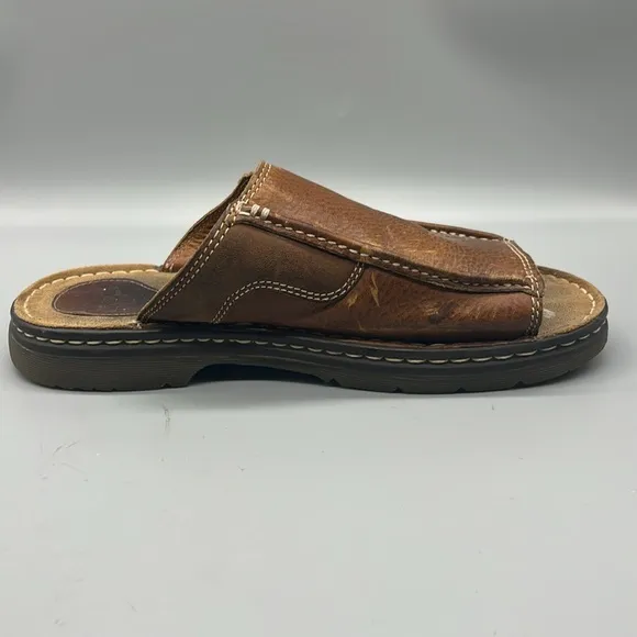 VINTAGE Dr. Martens 8620 Slides Mens 11 Leather Boho Hippie Classic Sandals