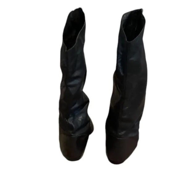 Vintage Duchess Women's Knee High Pull On Leather Riding Boots, Size 10