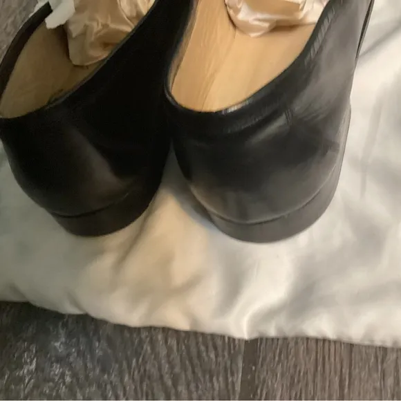 Vintage GucciHorsebit Accent Leather Loafers