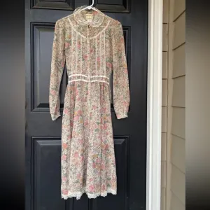 Vintage Gunne Sax‎ Dress Floral Print Size 7
