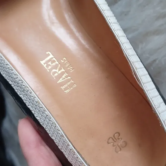 Vintage Harel Paris French leather loafers