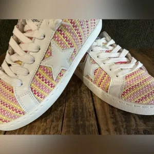 Vintage Havana Carla Tweed Fashion Sneakers – Multicolor, Size 7.5, NIB
