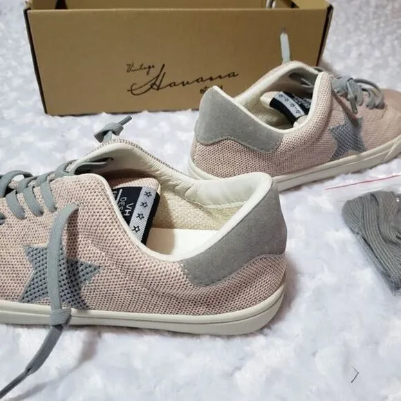 Vintage Havana Fly Salmon Multi fashion sneaker womens size 7 golden goose alt