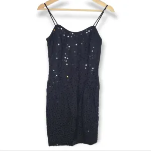 Vintage Jessica McClintock Gunne Sax 90s Sequin Slip Dress