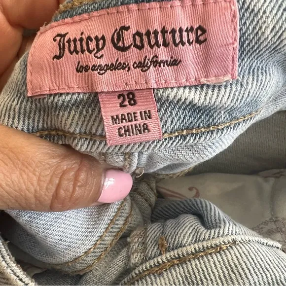 Vintage Juicy Couture High Rise Barrel Tapered Jeans | Size 28