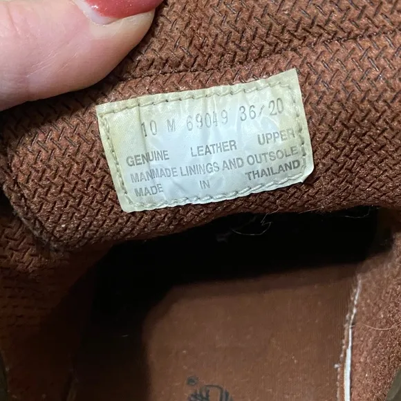 Vintage Leather Timberland Boots