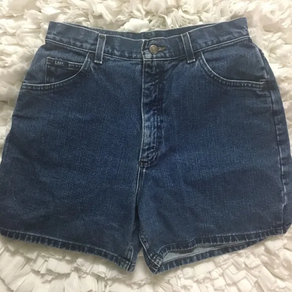 Vintage Lee High Waist Denim Shorts