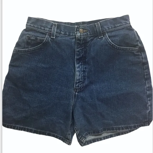 Vintage Lee High Waist Denim Shorts