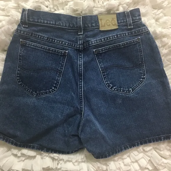 Vintage Lee High Waist Denim Shorts