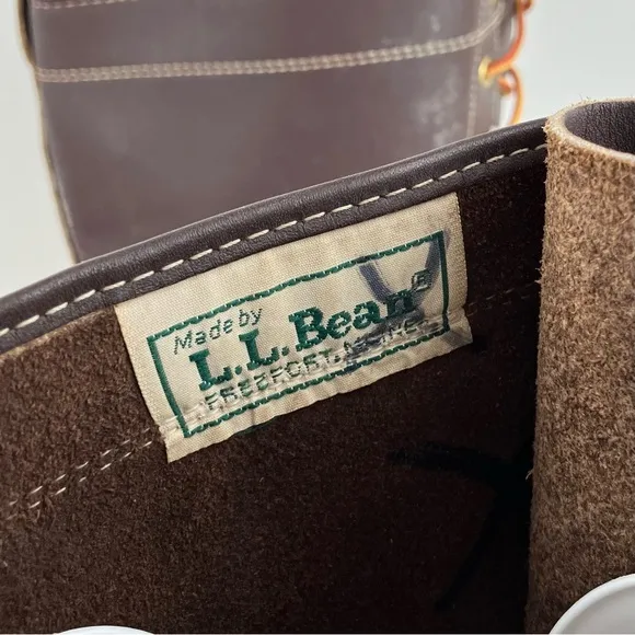 Vintage L.L. Bean Men’s Size 9.0 Wide 16” Hunting Shoe Brown Leather Duck Boots