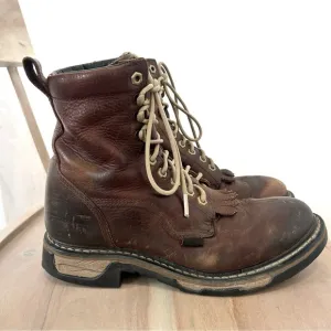 Vintage Tony Lama Keltie Work Boots Brown Men’s Size 8