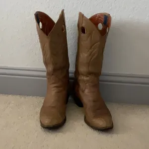 Vintage/rare The Sanders boot makers hand crafted in Mexico Tan Leather