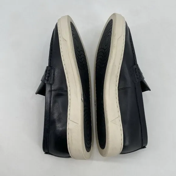 Vionic Men's 8.5 Thompson Slip On Loafers Black Leather